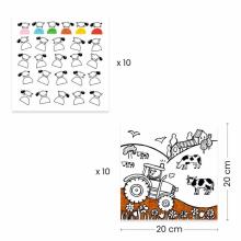 Colouring dispenser - Farm