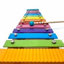 Svoora - Colorful Metallophone with Wooden Guiro (12 notes)