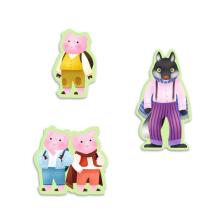 Story puzzles - The Three Little Pigs - 35 pcs