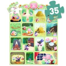 Story puzzles - The Three Little Pigs - 35 pcs