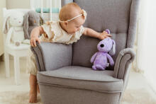 BALIBAZOO BB 81992 Dog cuddle purple 28cm