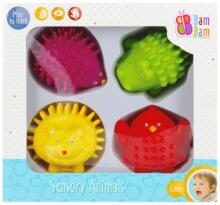 BAM BAM 491724 Sensorinis žaislas Gyvūnai 4vnt