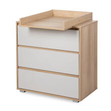 Klups Dalia Art.62326 Beech-Ash комод с пеленальной поверхностью