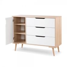 Klups Sofie Art.233077  Komoda SOFIE buko balta