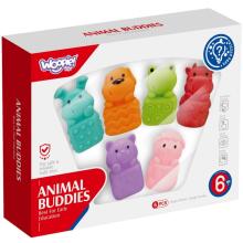 WOOPIE 47498 Sensorinių gyvūnų minkštas rinkinys iš 6