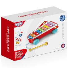 WOOPIE 49461 cimbolai Space Rocket Red 18m+