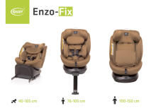 4 BABY ENZO-FIX car seat 40-150cm mocha I-SIZE