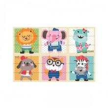 AKUKU A0612 Medinės kaladėlės 9 vnt