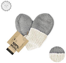 La Bebe™ Lambswool Natural Eco Baby Gloves Art.236271 Grey  Baby gloves