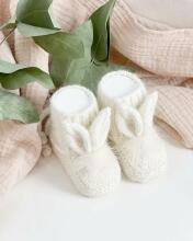 La Bebe™ Lambswool Natural Eco Socks/Booties Art.236716 Natural wool socks/boots for newborns