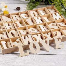 Wooden Letters A-Z  Art.23676 Medinis laiškas, 1 vnt.