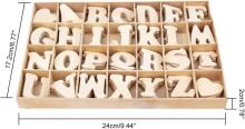 Wooden Letters A-Z  Art.23676 Medinis laiškas, 1 vnt.