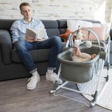 Bebeconfort Calys Baby Rocker 3 in 1 Art.236999 Warm Grey