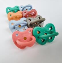 Hevea Natural Rubber Pacifier Anatomical Art.239434 Lychee/Guava Natural anatomical 3-36 month