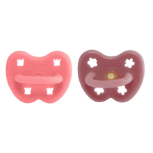 Hevea Natural Rubber Pacifier Anatomical Art.239434 Lychee/Guava Natural anatomical 3-36 month