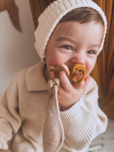 Hevea Natural Rubber Pacifier Anatomical Art.239435 Grey/Sage Natural anatomical 3-36 month