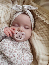 Hevea Natural Rubber Pacifier Anatomical Art.239436 Sand/Ocean Blue Natural anatomical 3-36 month