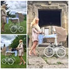 Arrue Elegance Arena  Art.240312 Children's exclusive, classic stroller 2 in 1