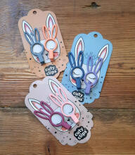 Cuty Clips Bunny  Art.CL0020 Original hair clip 2 pcs.