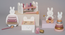 JaBaDaBaDo Hammerpeg Bunny Art.C2535 Medinis žaislas su plaktuku