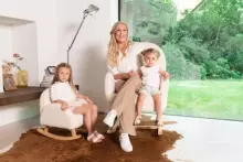 Childhome Rocking Chair Art.BB65182 Teddy supamoji kėdė