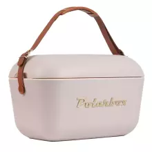 Polarbox Cool Box Retro Cooler Art.244395  Cyan – Baby Rose Camping Refrigerator 12L
