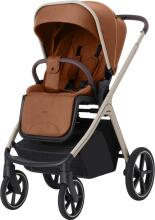 Vaikiškas vežimėlis 2w1 CARRELLO Vector CRL-6550 Coral Orange
