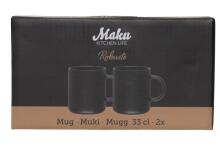 Maku Robuste puodeliai 33 cl 2 vnt.