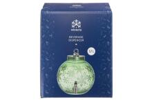 „Winteria“ gėrimų dozatorius, kalėdinis rutulys, 5,7 l, žalias