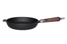 Maku keptuvė su ketaus mediniu kotu, 24 cm