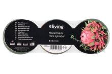 4Living Floral foam mini cylinder 3 pcs