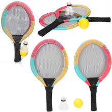 I-Toys Badminton Set Art.247341 Žaidimų raketės rinkinys (2 raketės, kamuoliukas ir plunksniukas)