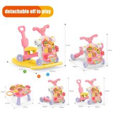 WOOPIE BABY 5in1 vaikiška vaikštynė, rožinė, 1+