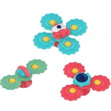 WOOPIE BABY Teether Spinner with Suction Cup Set of 3 _5PCS