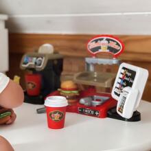 WOOPIE Fast Food XXL Shop Restaurant Cash Register + Beverage Distributor