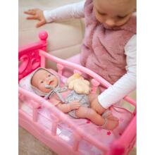 WOOPIE ROYAL kūdikio lėlė 36 cm su meškiuko maitinimo priedais