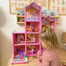 WOOPIE Mega Villa Dollhouse LOVELY HOUSE 194 pcs.