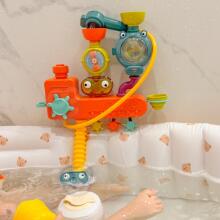 WOOPIE BABY Bath Toy Faucet Shower Fountain Overflow Duck