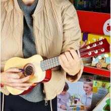 „Viga“ medinė gitara vaikams, natūrali, 21 colio, 6 stygos
