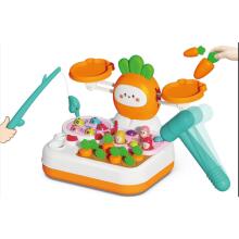 WOOPIE Game MONTESSORI 4in1 Fishing Scales Hit the Mole and Carrots
