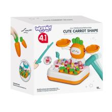 WOOPIE Game MONTESSORI 4in1 Fishing Scales Hit the Mole and Carrots