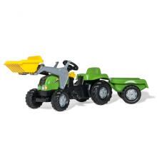 Rolly Toys rollyKid-X pedalinis traktorius su kibiru ir priekaba