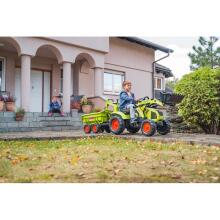 FALK CLAAS pedalinis traktorius su priekaba, kaušu ir buldozeriu nuo 3 metų