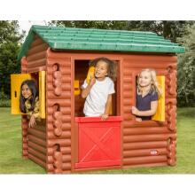„Little Tikes“ sodo namelis. Rąstinė trobelė sodui.