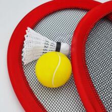 WOOPIE Large Tennis Rackets Badminton for Kids Set + Ball Shuttlecock