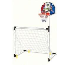 WOOPIE 2in1 krepšinio rinkinys, futbolo vartai + kamuoliai
