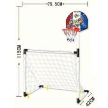 WOOPIE 2in1 krepšinio rinkinys, futbolo vartai + kamuoliai