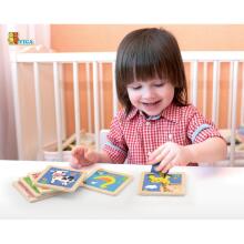 VIGA Handy Wooden Puzzle Giraffe