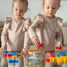 WOOPIE balansinių gyvūnų arkadinis žaidimas gyvūnų bokštas