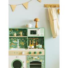 CLASSIC WORLD Large Wooden Vintage Kitchen for Kids + Acc
